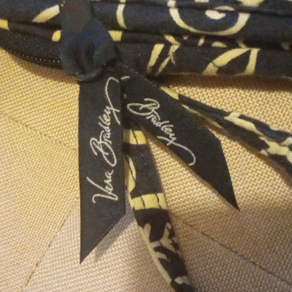 VERA BRADLEY TWIRLY BIRD NAVY CROSSBODY - Picture 5 of 6